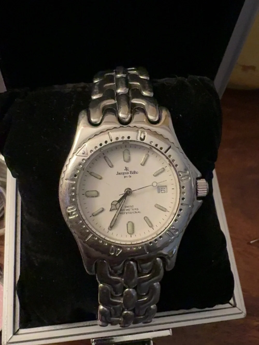 Women Jacques Edho Paris Watch JE 10881 Swiss 200meters Professional divers
